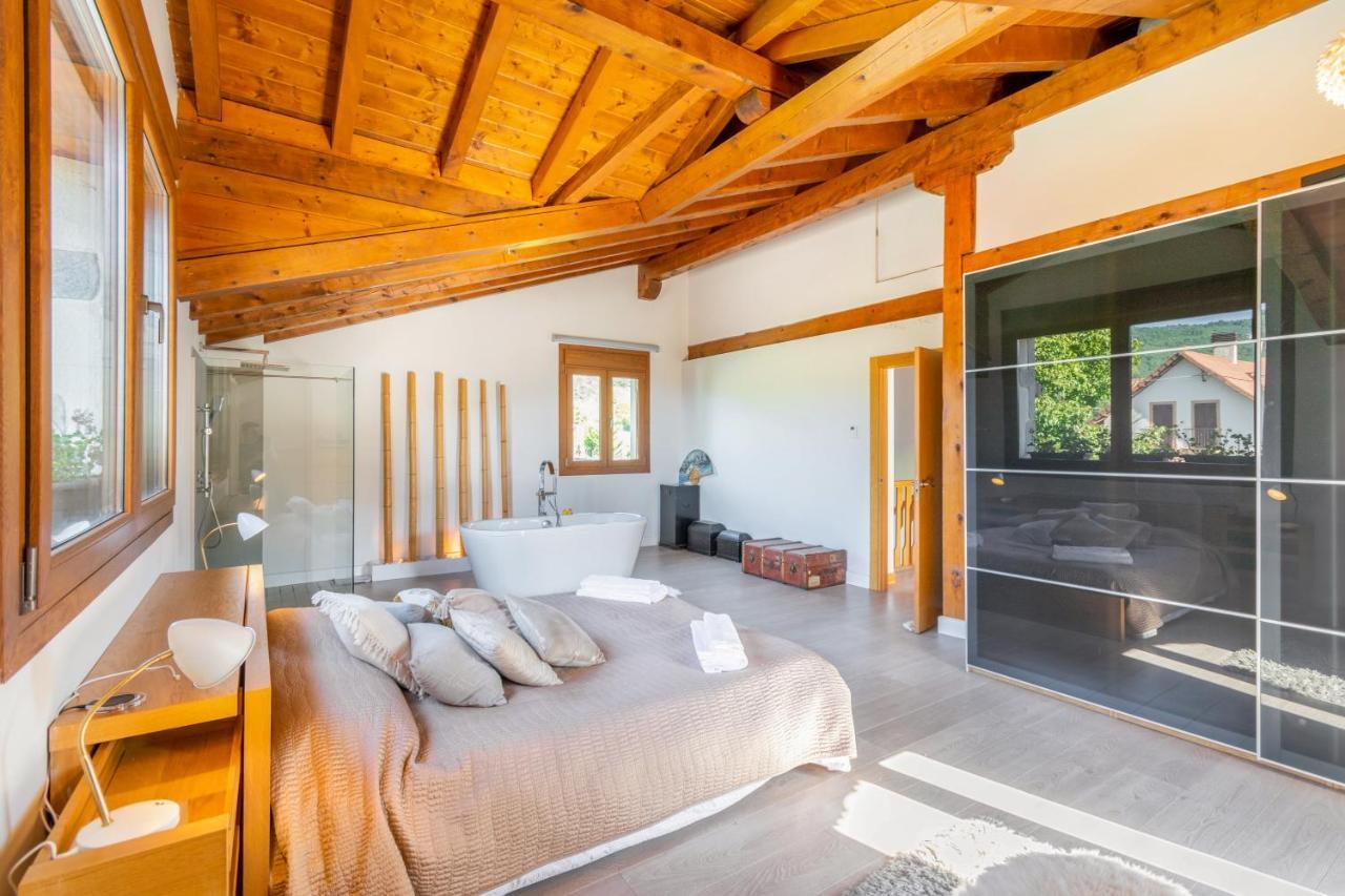 Casa Patxi, Espectacular Casa Rural Proxima A Pamplona Larrasoana Extérieur photo